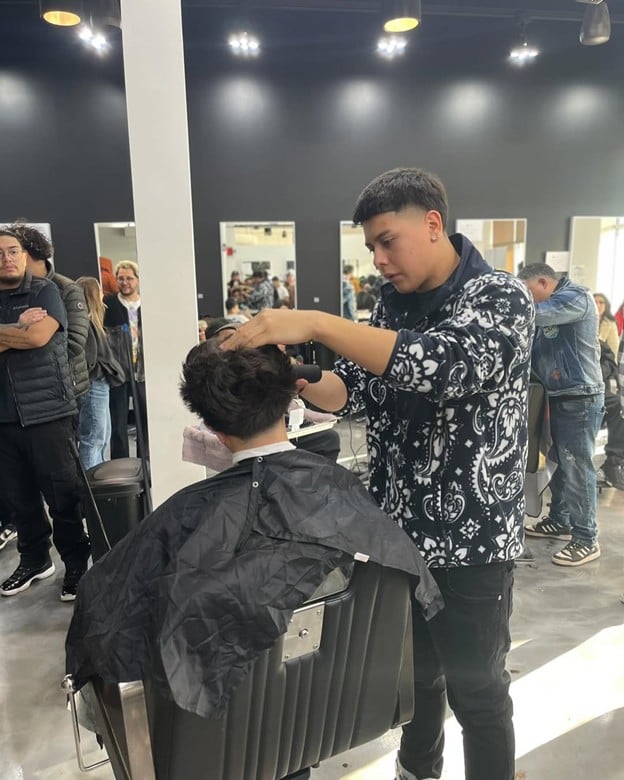 Top Beauty Schools for Hair Styling and Grooming 3 Barber classes at Cosmetology & Spa Academy, a barber school in Illinois