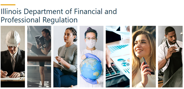 How to Transfer Your Esthetician License to Another State 3 Illinois Department of Financial and Professional Regulation reference image related to esthetician licensing and professional regulation.