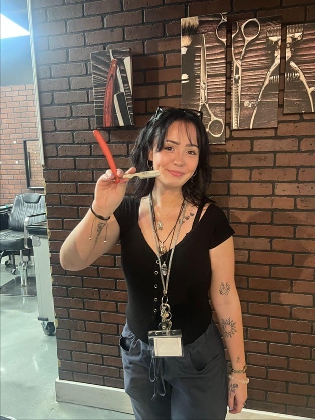 Your First Day of Cosmetology School: What to Expect and How to Prepare 1 a student at Cosmetology Spa & Academy, one of the best beauty schools in Illinois